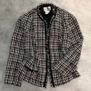Vintage Sheri Martin Tweed Plaid Jacket